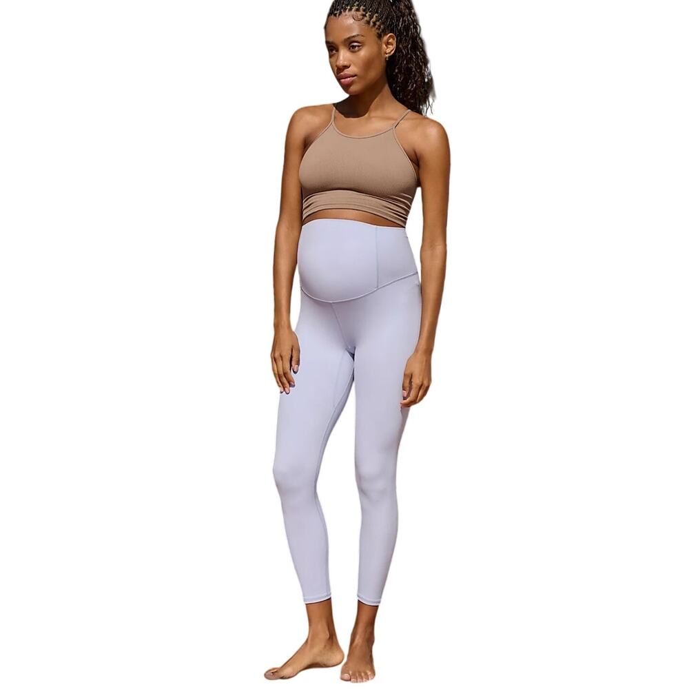 FP Movement Hatch Maternity Never Better High Waist Leggings Orchid Purple M NWT